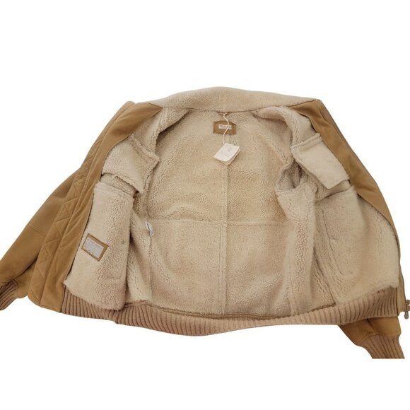 Brunello Cucinelli Shearling Leather Bomber NWT - Picture 4 of 11